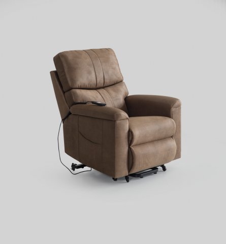 Leon Medical Lift Motorized Dad Chair Brown