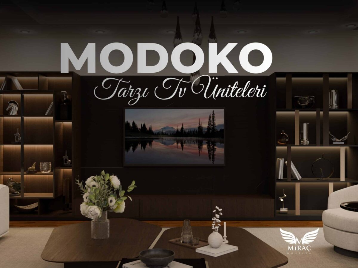 modoko tarzı tv üniteleri