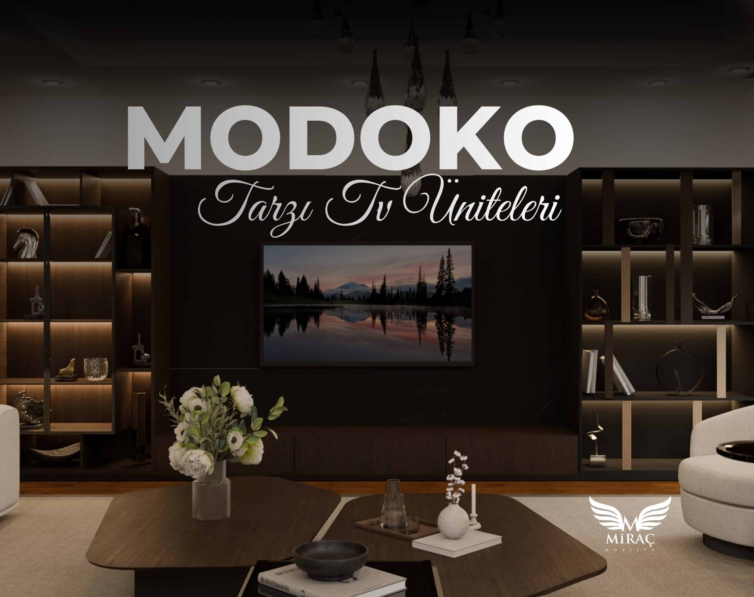 modoko tarzı tv üniteleri