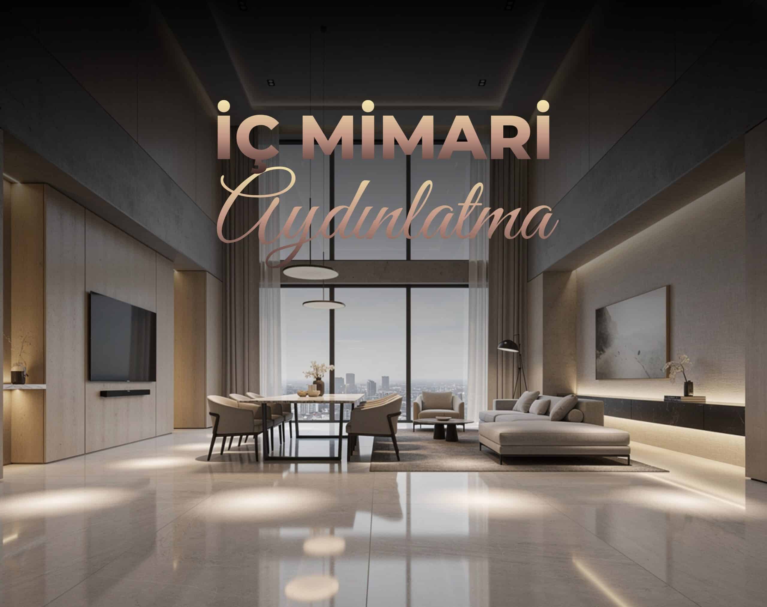 iç mimari aydınlatma